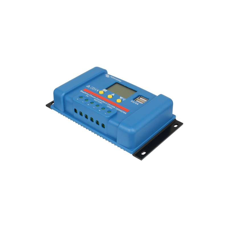 Regulador PWM Blue Solar 12/24V 20A LCD USB Victron