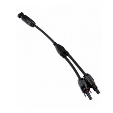 Conector paralelo FV MC4 1 hembra 2 machos