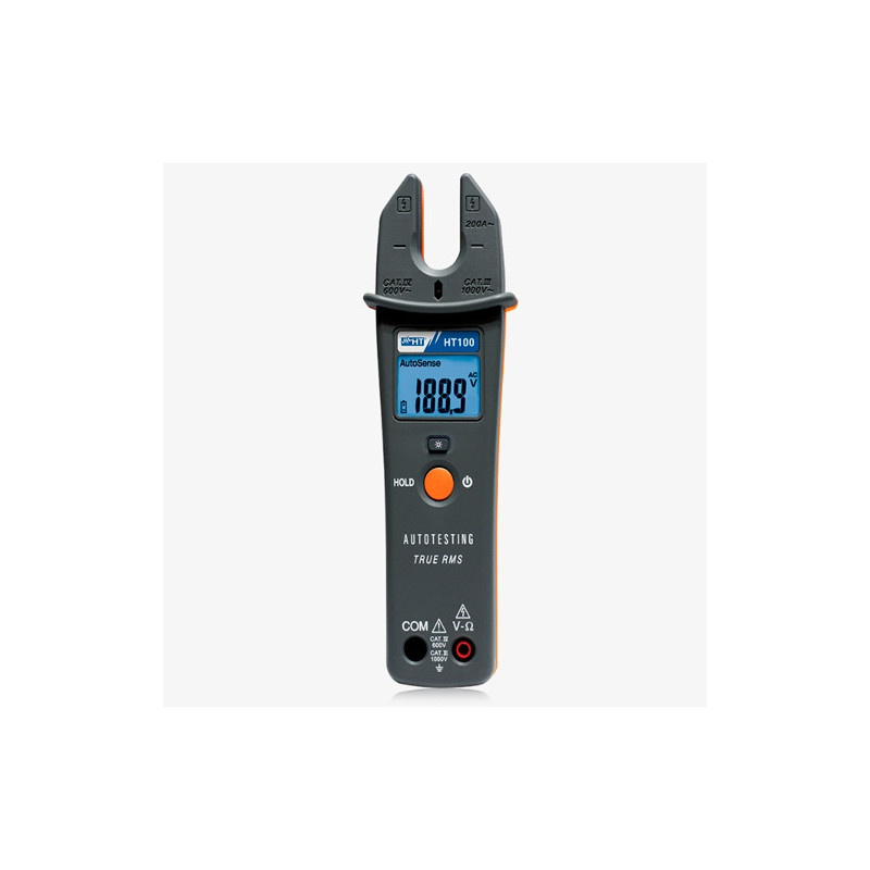 HT100 Pinza Inteligente con maxilar abierto 200 ACA TRMS CAT IV HT100 Pinza Inteligente con maxilar abierto 200 ACA TRMS CAT IV