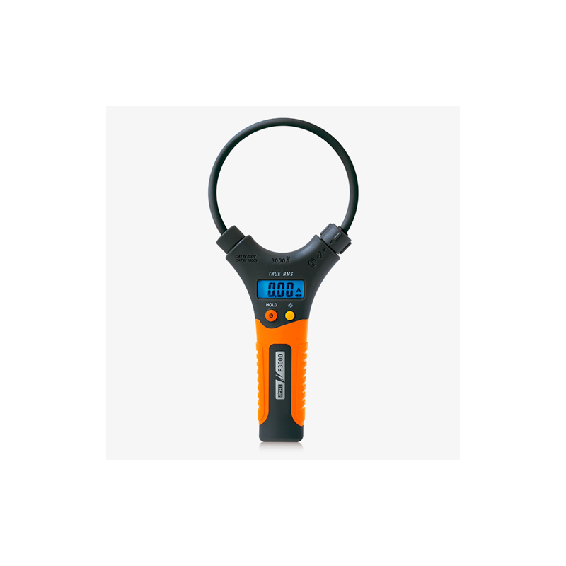 F3000 TRMS Pinza amperimétrica con toroidal flexible CA 3000A TRMS