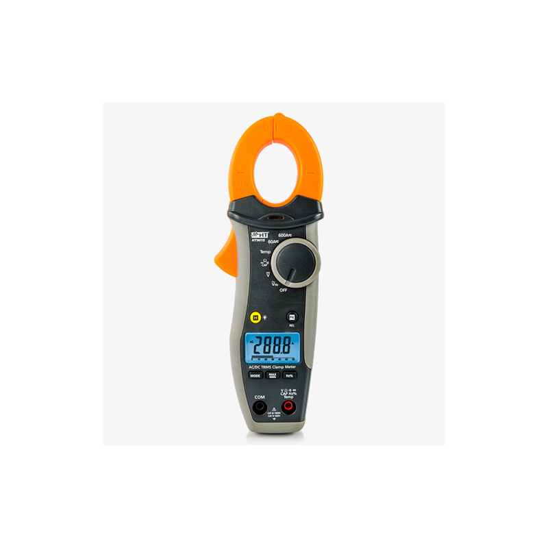 HT9015 Pinza amperimétrica TRMS 600A CAT IV con medida de temperatura