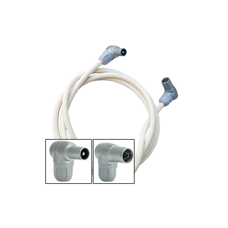 Cable coaxial macho-hembra 1 m
