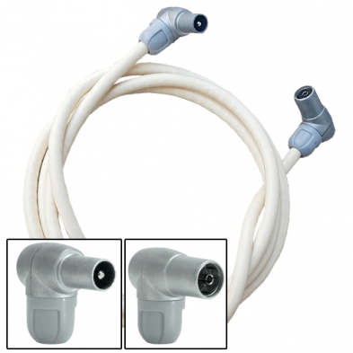 Cable coaxial macho-hembra 1 m