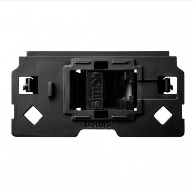 Conector informático RJ45 AMP® de categoría 6 UTP con adaptador Simon 100