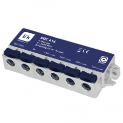 Derivador blindado de 4 salidas 16dB EKSELANS QuiCoax