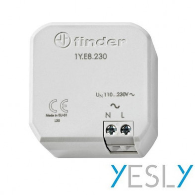 Range extender 230V montaje en caja de mecanismos de 60 mm Ø, o de derivación 