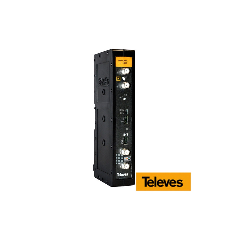 Amplificador T12 FI (SAT): 950-2150MHz Televes Amplificador T12 FI (SAT): 950-2150MHz Televes