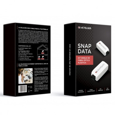 Comprar Kit Single Actelser De Fibra Óptica Plástica Snap Data
