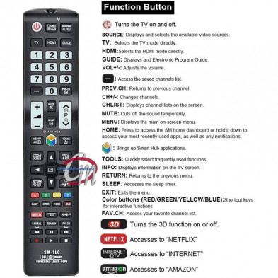 Mando Universal Televisores Samsung