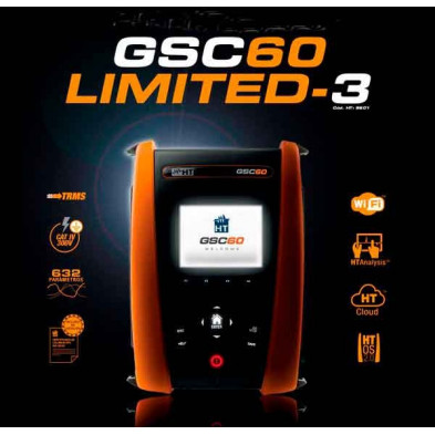 GSC60 LIMITED 3 Instrumento Multifunción Verificador Seguridad Eléctrica y Análisis de Redes