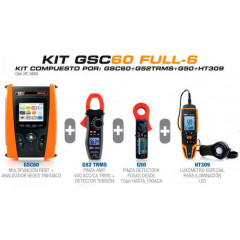 KIT GSC60 FULL 6 Instrumento Multifunción + G50, G52 y HT309 de HT Instruments