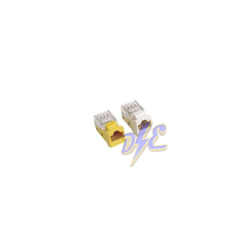 Conector RJ45 UTP CAT6  Hembra auto-crimplable