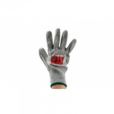 Guantes de trabajo RS PRO de HPPE/nylon/vidrio Gris con recubrimiento de Poliuretano