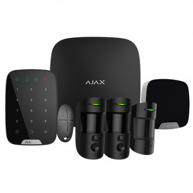 Kit alarma inalámbrica Grado 2 AJAX con 2 cámaras 2G y detector IR