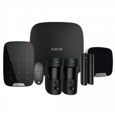 Kit alarma inalámbrica Grado 2 AJAX con 2 cámaras 2G y contacto magnético