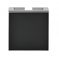 Tapa para salida de cable Niessen Sky Negro 8507NS 