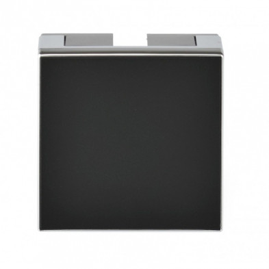 Tapa para salida de cable Niessen Sky Negro 8507NS 