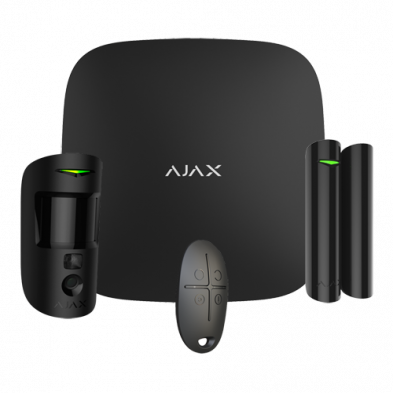 Kit alarma inalámbrica G2 AJAX detector mov. y contacto magnético