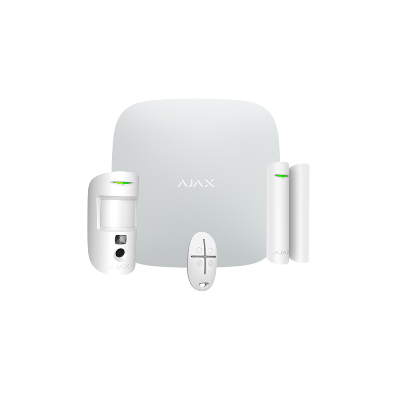 Kit alarma inalámbrica G2 AJAX detector mov. y contacto magnético Kit alarma inalámbrica G2 AJAX detector mov. y contacto magnético