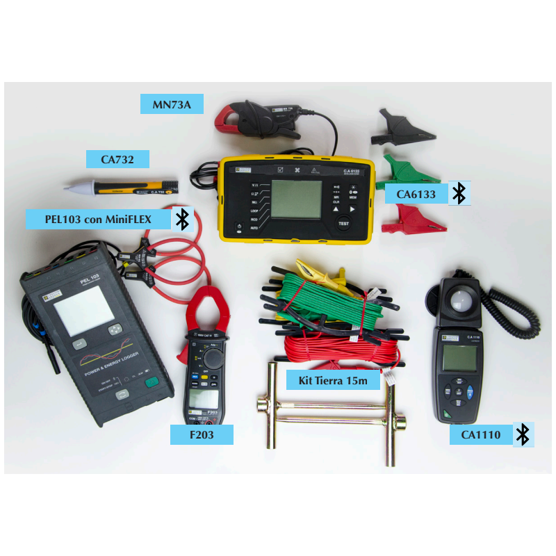 KIT Alta Instalador Electricista REBT Chauvin Arnaux 