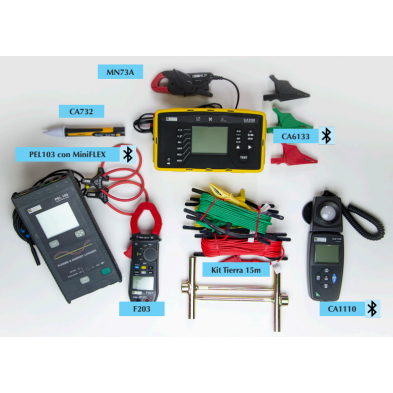 KIT Alta Instalador Electricista REBT Chauvin Arnaux KIT Alta Instalador Electricista REBT Chauvin Arnaux