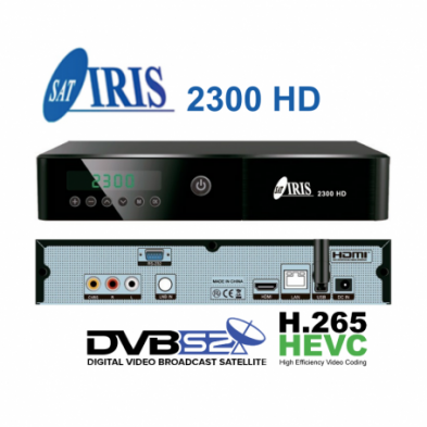 Receptor satélite IRIS 2300 HD