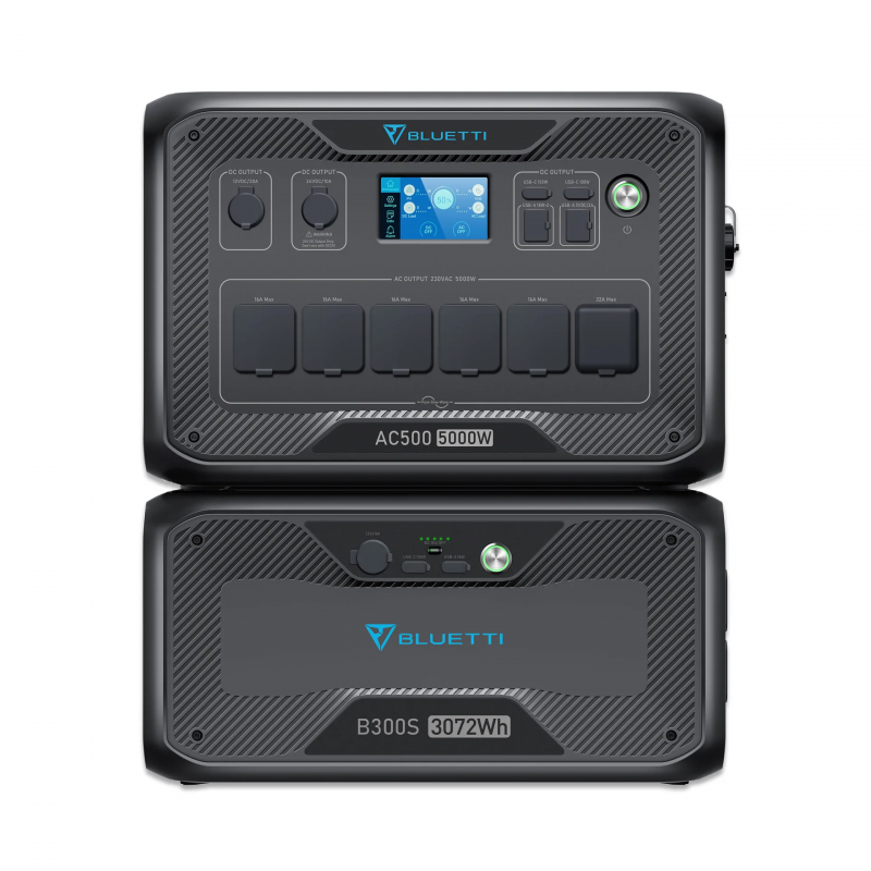 Central eléctrica portátil Bluetti AC500-B300S Capacidad 3kWh - 18kWh