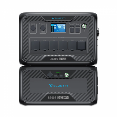 Central eléctrica portátil Bluetti AC500-B300S Capacidad 3kWh - 18kWh