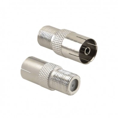 Adaptador Antena F Hembra A Coaxial Hembra Adaptador Antena F Hembra A Coaxial Hembra