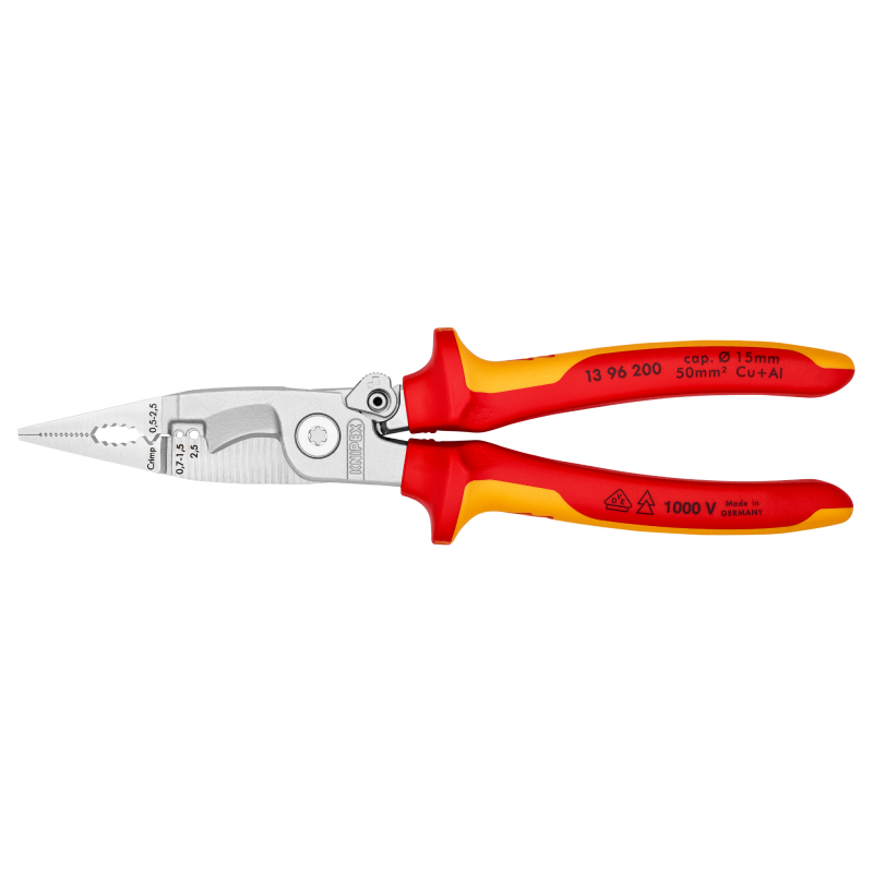 Alicate para instalaciones eléctricas 6 en 1 Knipex Alicate para instalaciones eléctricas 6 en 1 Knipex