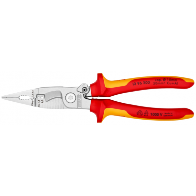 Alicate para instalaciones eléctricas 6 en 1 Knipex