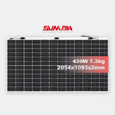 Comprar Panel solar FLEXIBLE Ultraligero 430W Monocristalino SUNMAN