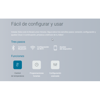 Comprar control de termostato A/Acondicionado wifi Aidoo PRO Airzone