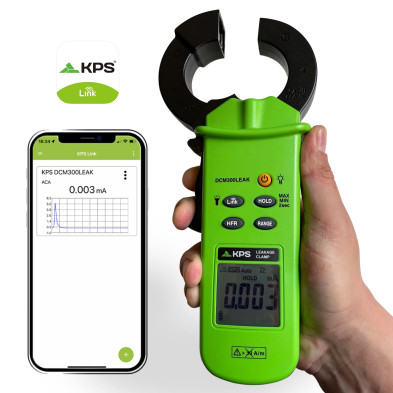 Comprar pinza amperimétrica de fugas KPS DCM300 Leak TRMS BT