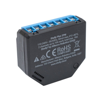 Comprar Relé inteligente para persianas Shelly plus 2.0PM WiFi-BT