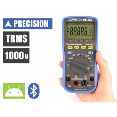 Comprar Multímetro Digital Bluetooth de precisión PD-184 Promax