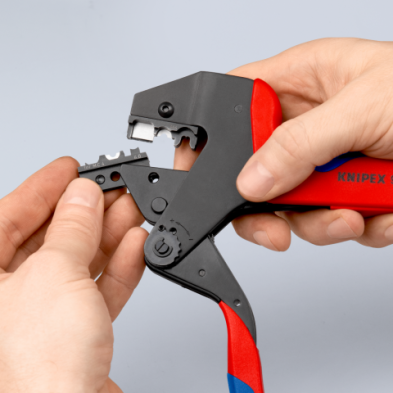 Comprar Crimpadora de sistema para mordazas intercambiables Knipex