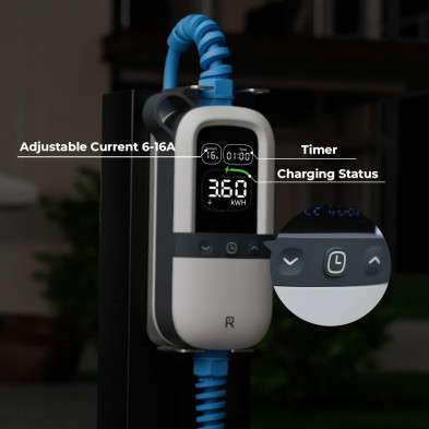 Cargador Portátil de Vehículos Eléctricos PC200 Rheidon Tech 3,6kW 6m T2 Cargador Portátil de Vehículos Eléctricos PC200 Rheidon Tech 3,6kW 6m T2