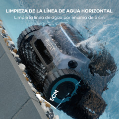 Limpiafondos de piscina robótico inalámbrico Aiper Scuba S1 Pro