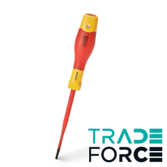 Destornillador TRADE FORCE S2 plano 2.5 x 75 mm Aislado 1000 V