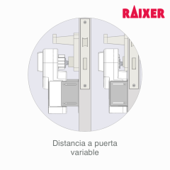 Cerradura inteligente WiFi Raixer Gyro adaptable llave o pestillo