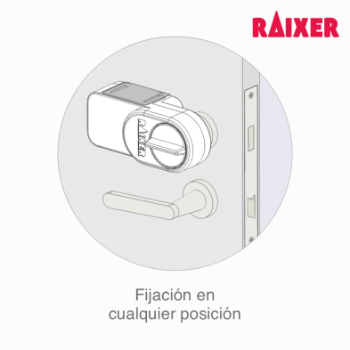 Cerradura inteligente WiFi Raixer Gyro adaptable llave o pestillo