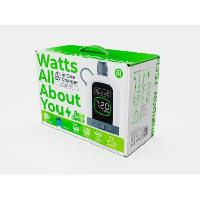 Cargador Portátil de Vehículos Eléctricos PC280 Rheidon Tech 7,2kW Cargador Portátil de Vehículos Eléctricos PC280 Rheidon Tech 7,2kW