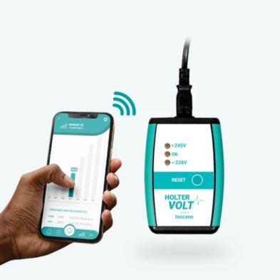 Holter Volt Medición y registro de la tensión de red Toscano