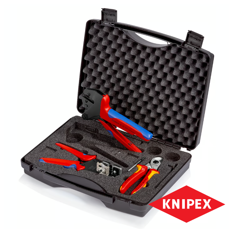 Maleta de herramientas KNIPEX para sistemas fotovoltaicos Maleta de herramientas KNIPEX para sistemas fotovoltaicos