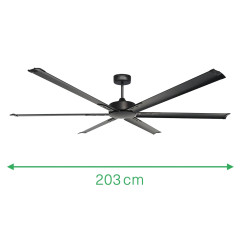 Comprar Ventilador de Techo Industrial para Grandes Superficies V-25 DC