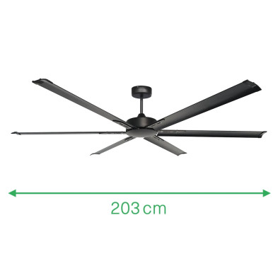 Comprar Ventilador de Techo Industrial para Grandes Superficies V-25 DC