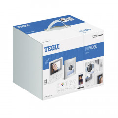 Kit vídeoportero WiFi Tegui SFERA NEW con manos libres CLASSE 100 
