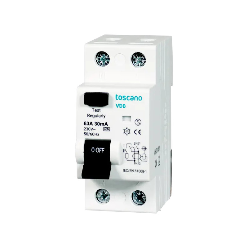 Comprar Diferencial tipo B Toscano VDB 30mA 25A 40A 63A