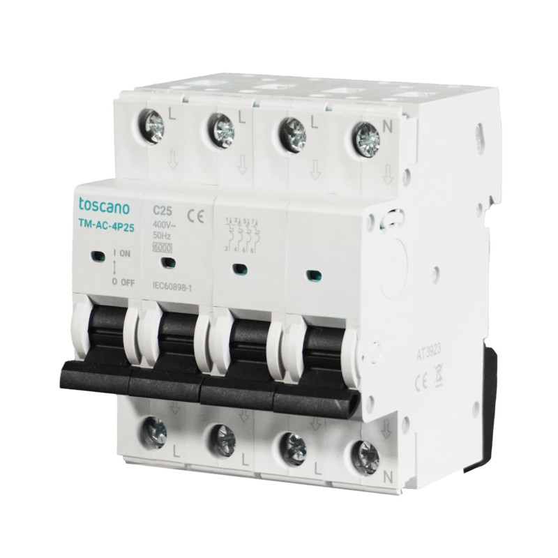 Comprar Interruptor Magnetotérmico Trifásico Toscano TMAC 6kA Curva C